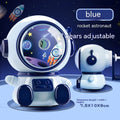 Children's astronaut cartoon manual pencil sharpener in blue or pink colour options