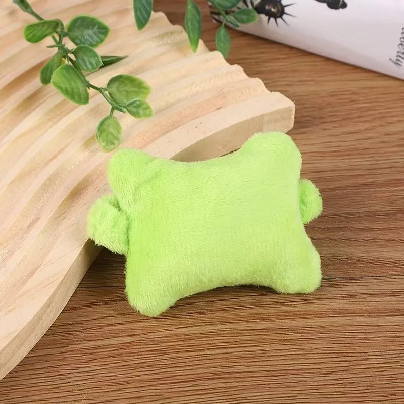Plush fabric wrist protector mouse pad in blue colour for keyboard typing support