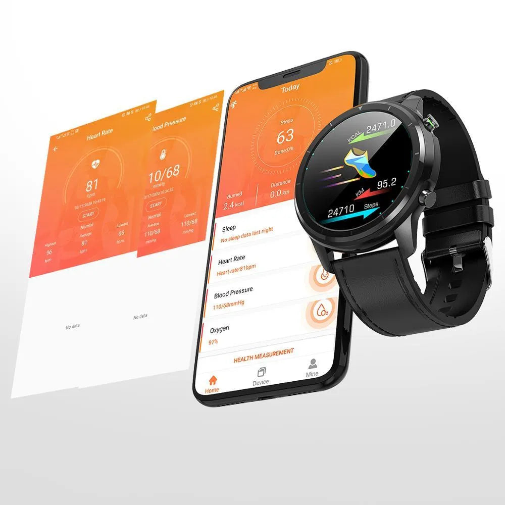 LEMFO LF26 smart bracelet with 1.3-inch screen shown in Silver colour on a wrist.