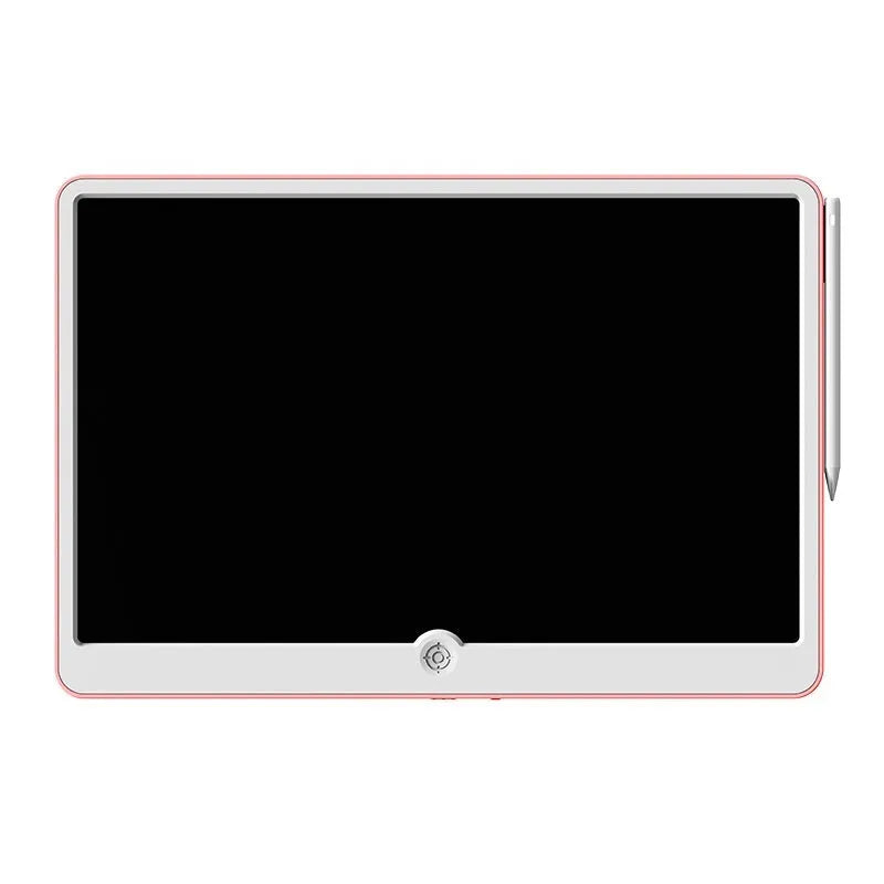 19-inch LCD children's drawing board with magnetic stylus in blue and white colour.
