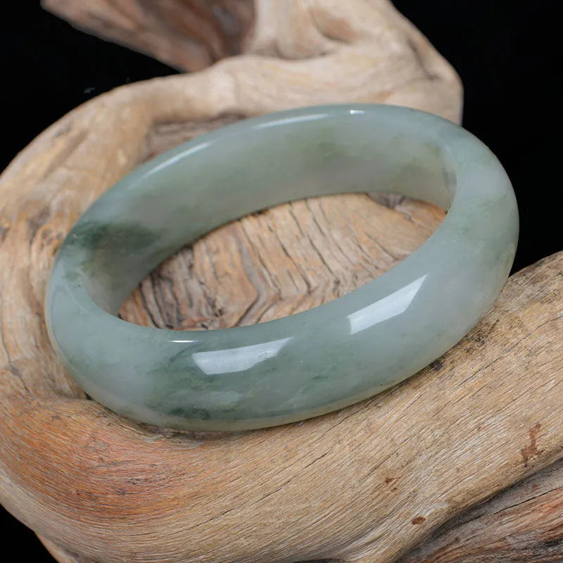 Natural Jinsi jade bracelet Chinese style bangle with inner diameter options 52mm to 62mm