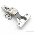 761 nickel-plated cold rolled steel hydraulic damping cabinet hinge showing three bend types