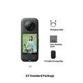 Panoramic motion camera with anti-shake technology in Official Standard colour on a table with base included