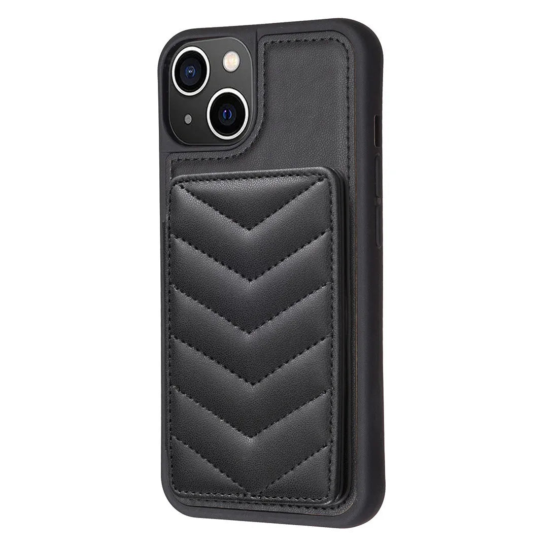 Flip PU leather crossbody phone case with shoulder strap for Apple iPhone, multi colour options including black pink purple blue beige