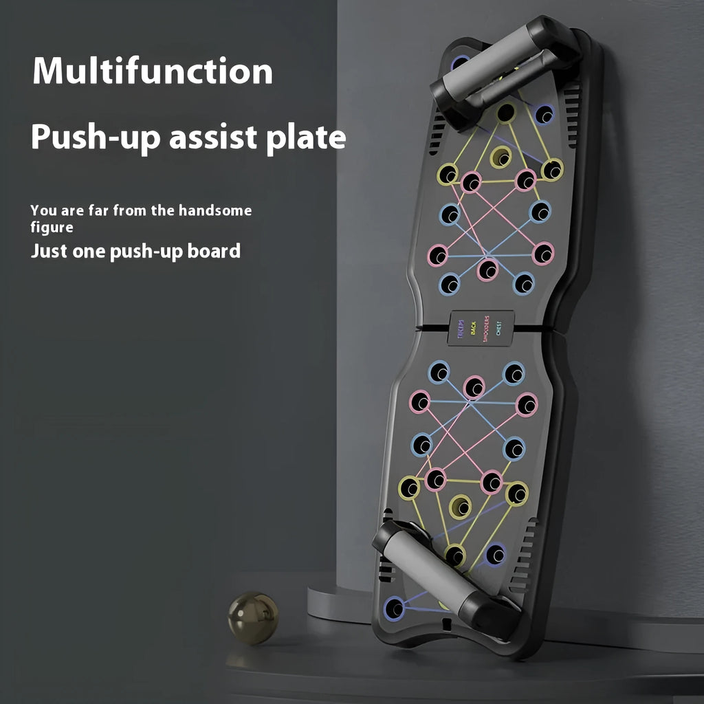 ABS plastic flat push up support plate for chest, shoulder, back and arm workouts