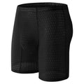 Men's white lace boxer shorts with lengthened cut and shaping function on mannequin