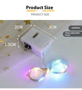 LED copper wire light in small white box with three-gear adjustment chain for cakes and flowers