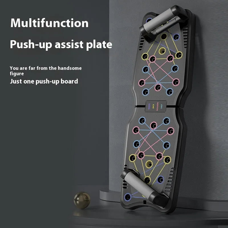 ABS plastic flat push up support plate for chest, shoulder, back and arm workouts