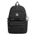 Girls large capacity school backpack in nylon with physiological curve backplane