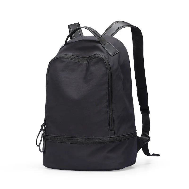 Marco Leideng ultra light Oxford cloth backpack in blue black colour with urban simplicity style