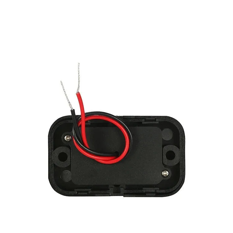 Black QC3.0 fast car charger with TYPE-C port for 36W charging from a 12V car socket