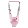 Baby walking harness belt in blue vest style showing adjustable straps for toddler walking support
