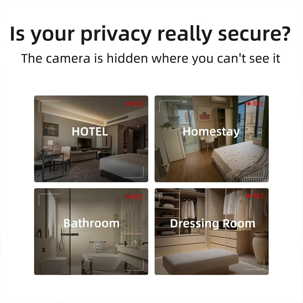 Compact S600 colour camera detector with infrared optical detection for hidden cameras