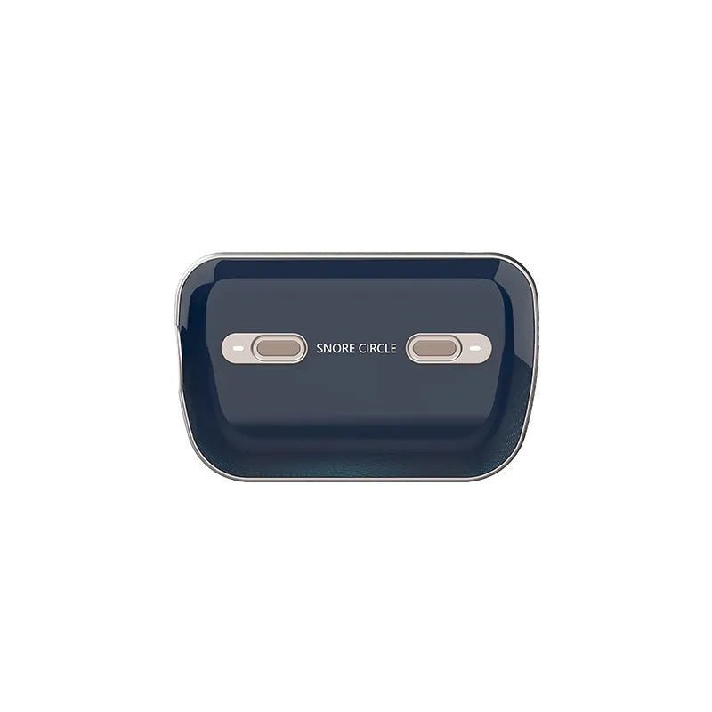 Yunzhongfei dark blue portable anti-snoring ventilator with nose mask and breathing pipeline on a table