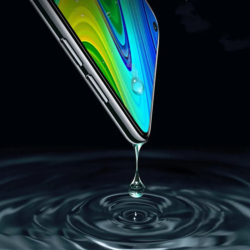 Xiaomi phone tempered glass screen protector with HD clarity and anti-fingerprint features