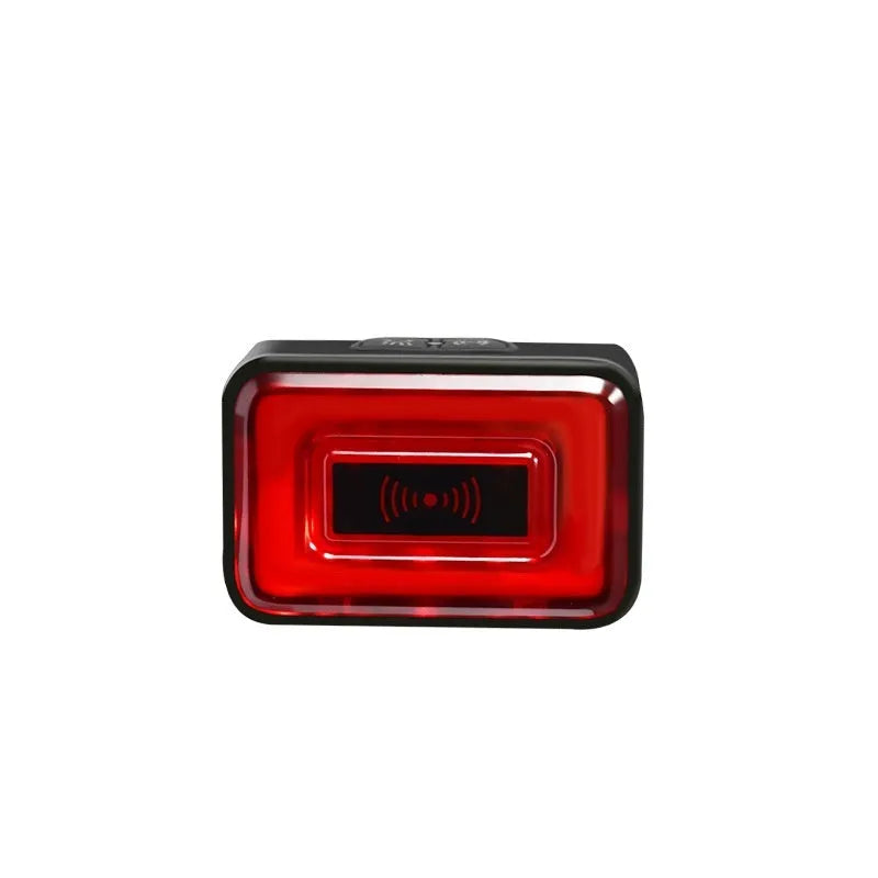 Smart millimetre wave radar bicycle taillight with dual mounting bracket on handlebars
