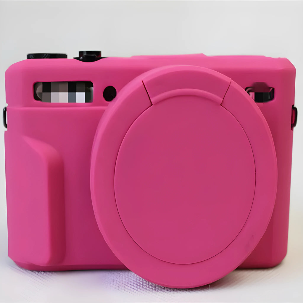 Silicone protective camera cover for Canon G7X Mark II and Mark III in four colours