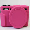 Silicone protective camera cover for Canon G7X Mark II and Mark III in four colours