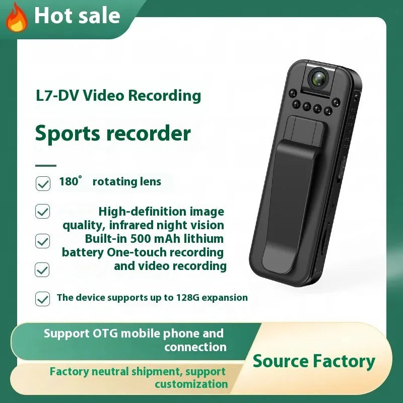 L7 model WiFi HD infrared video recorder for home security and outdoor monitoring