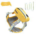 Oxford cloth anti-strangulation dog harness with 1.5m rope in pink, yellow, green or blue