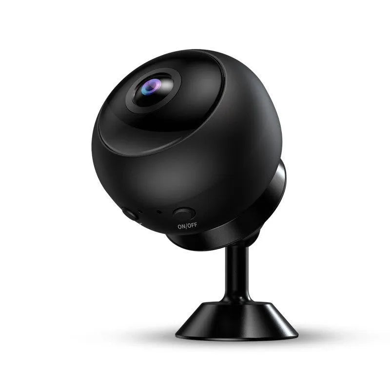 White or black 1080p wireless WIFI surveillance camera with a 3.6mm lens on a compact ABS plastic housing.
