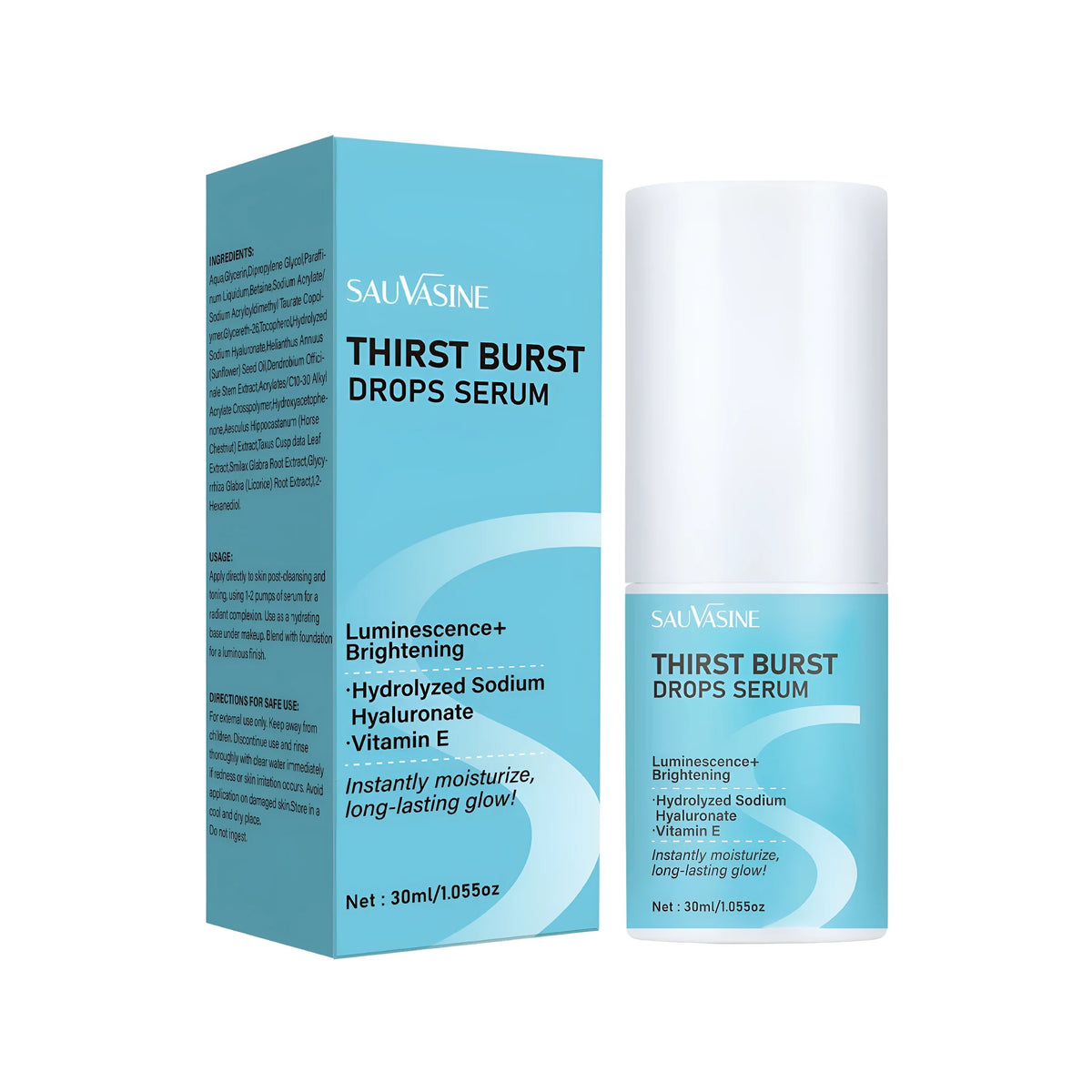 30ml contact lens moisturising solution bottle measuring 34x34x98.5mm