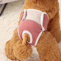 Dog physical safety pants in breathable pure cotton with elasticated waist, light blue colour