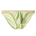 Men's dark grey modal underwear with butt-lift design on a white background