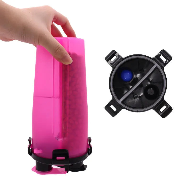 Portable pet water and food container in multiple colours with 350ml capacity