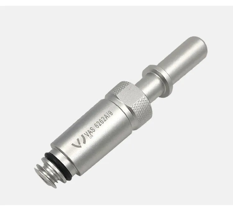 Silver metal transmission refueling joint adapter tool for VW Audi vehicles