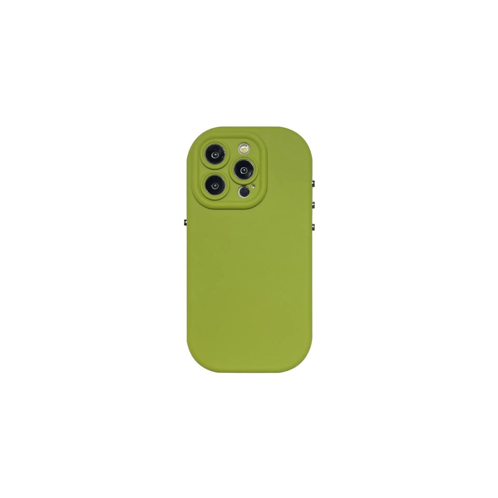 Soft silicone phone case with electroplating finish in antique white for iPhone, shockproof and anti-fingerprint