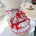 Princess style rabbit skirt dog costume made from polyester in rabbit skirt design