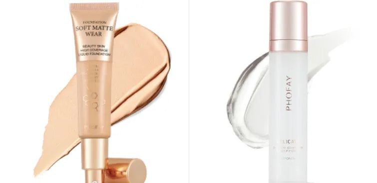 PHOFAY Full Coverage Foundation 30ml bottle with oil-controlling lightweight formula