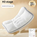 Children's dual-sided antibacterial partition neck pillow with silk floss filler for 1-3-6 year olds