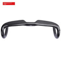 Carbon fibre road bicycle drop bar handlebar in Black Grey Silver, shown in 400mm, 420mm, and 440mm width options.