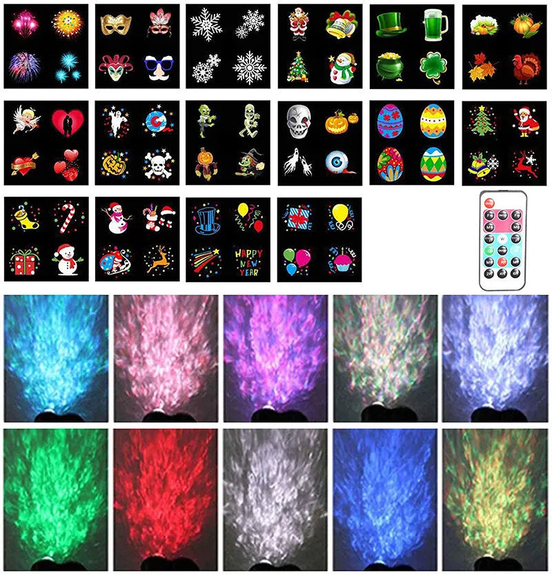 Outdoor waterproof double tube animated watermark LED light with IP65 rating