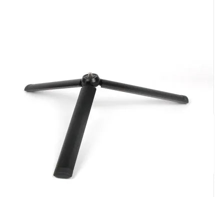 Black aluminium mobile tripod stabiliser compatible with Apple iPhone for handheld photography