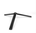 Black aluminium mobile tripod stabiliser compatible with Apple iPhone for handheld photography
