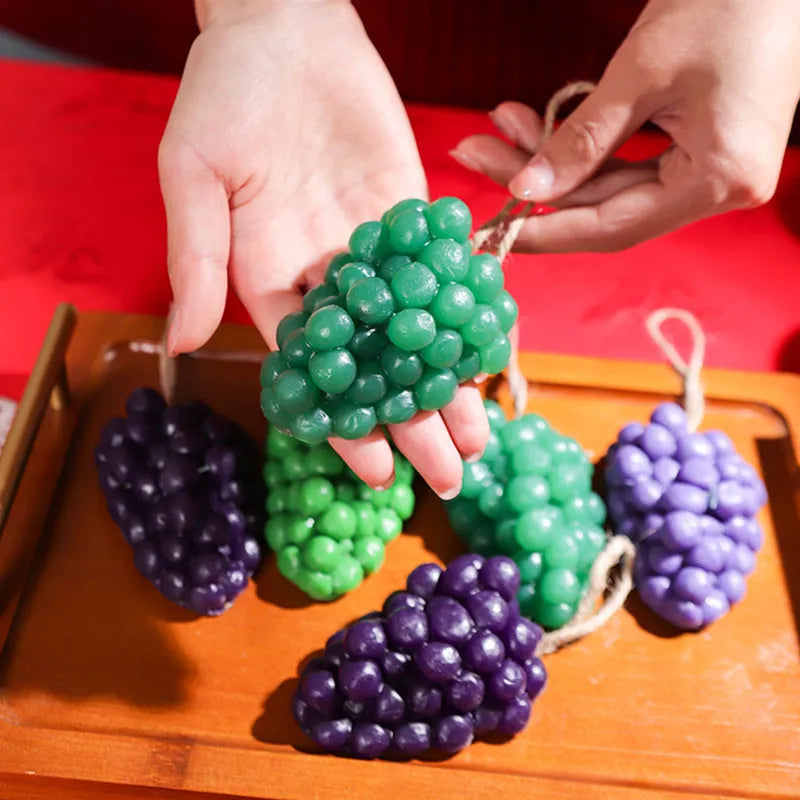 Grape handmade soap purple green 80g bar