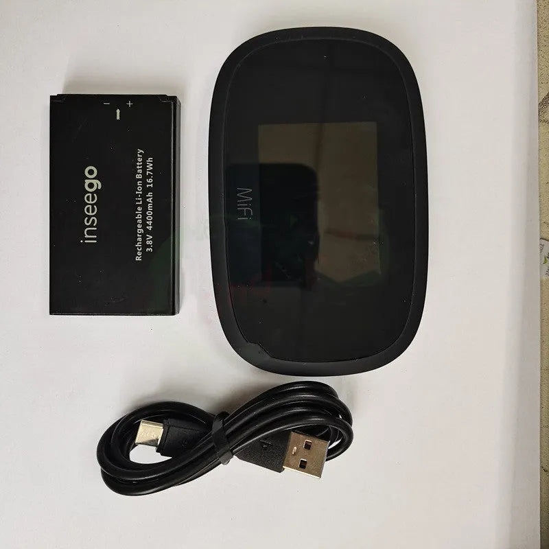 Black 4G wireless router measuring 10x20x3cm with dual-core processor and 150Mbps speed