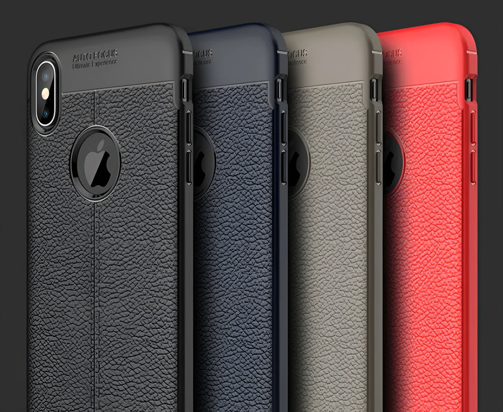 WeFor PU leather and silicone phone case for OnePlus 6 5 5T with screen protector