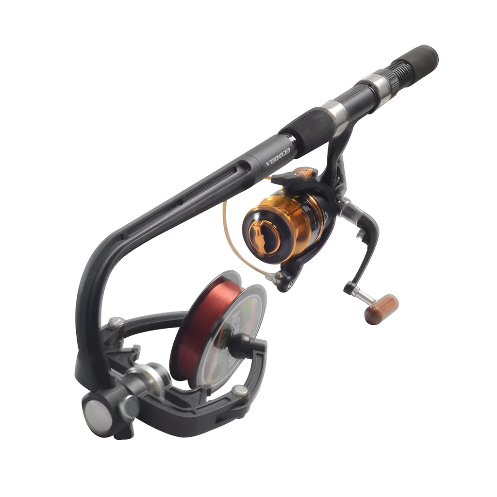 Stream Fishing Pole ABS Engineering Plastics Rod 300g Weight 30 x 21.5cm Pack Size Black Colour Multifunctional Use River Stream Fishing Gear