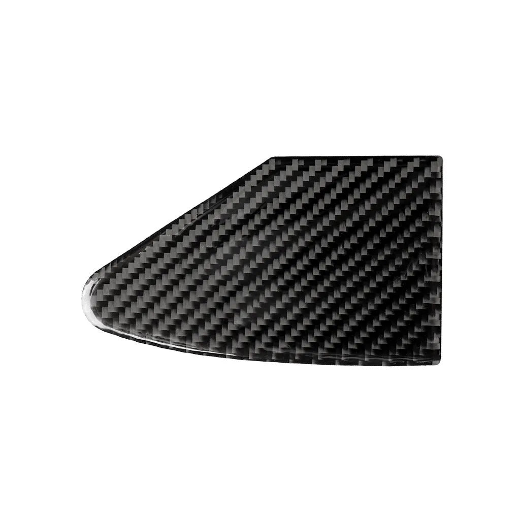 Carbon fibre texture decorative sticker for vehicle USB charging port panel with 3M adhesive backing