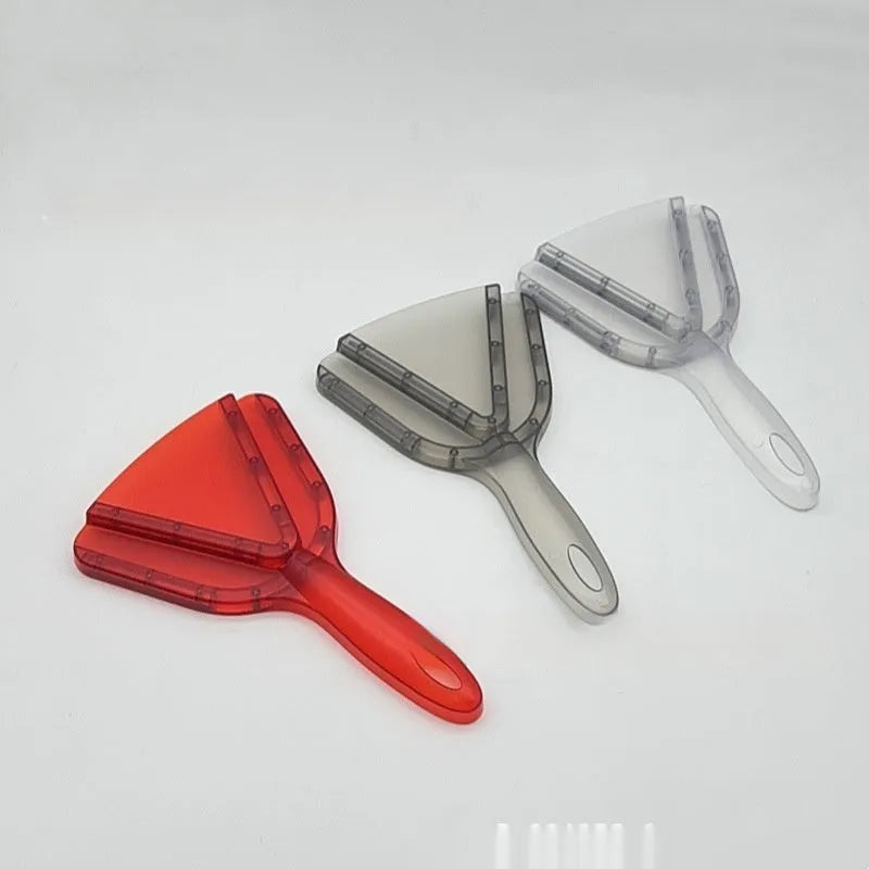 Adjustable telescopic bottle opener with non-slip grip in red, transparent, and gray colours