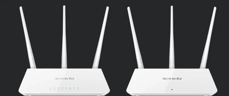White wireless router with dual-band 2.4G and 5G support for broadband connections