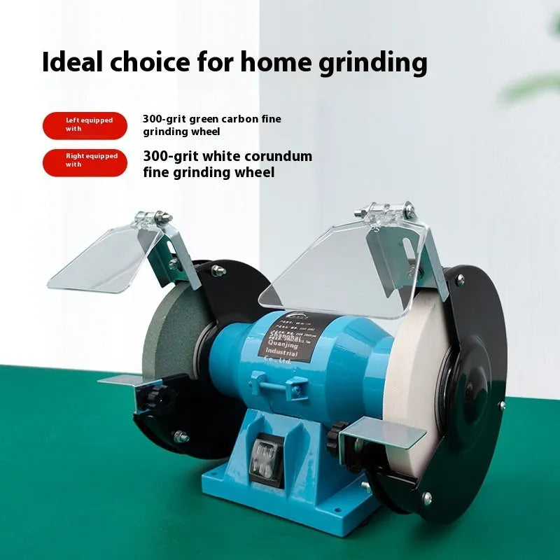 Mini desktop polishing machine with 5-inch grinding wheel for knife sharpening