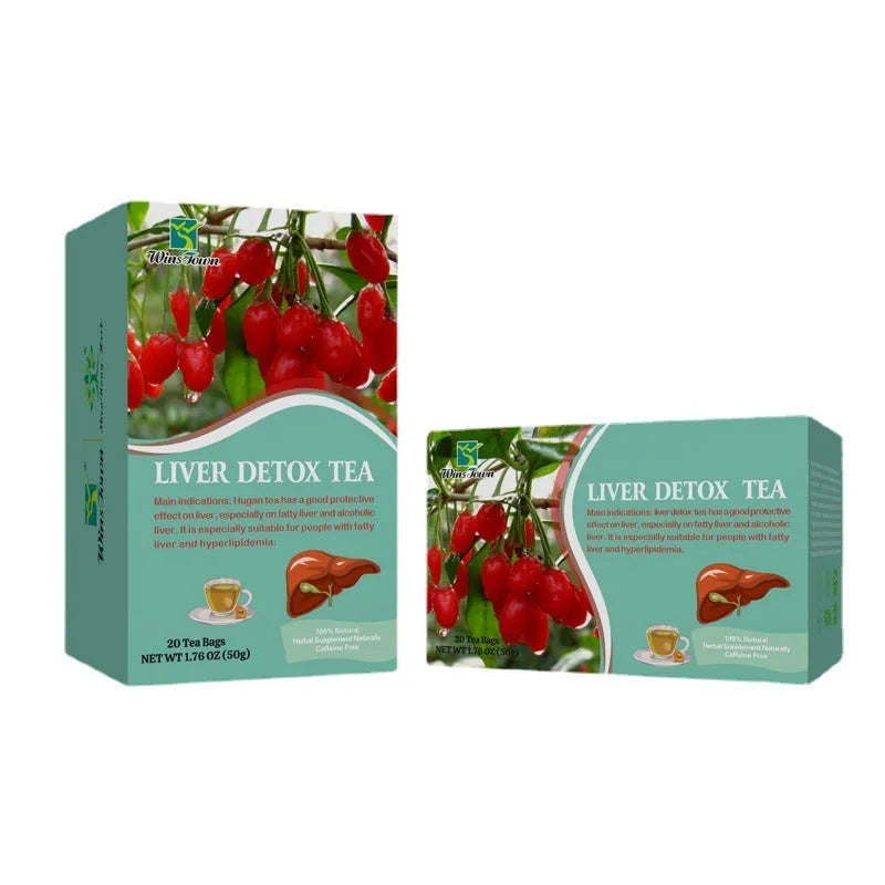 Box of herb substitutional tea with 50g net content based on medicine and food homology principles