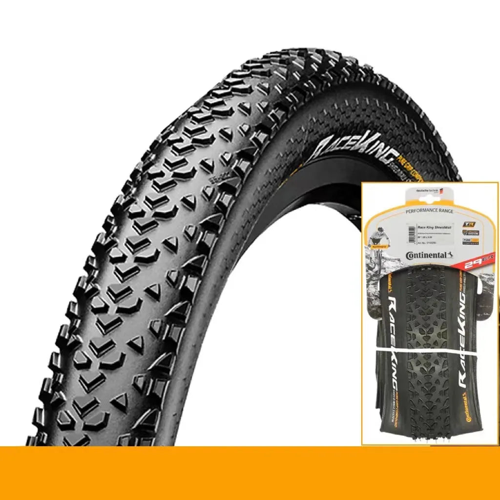 Mountain bike folding outer tyre in yellow and white sidewall options for 26, 27.5, and 29 inch wheels.