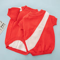 A wool dog jumper for Corgis and Poodles in a choice of six colours, shown in size L.