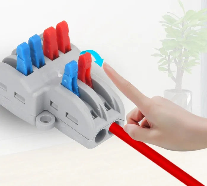 SPL 42 and SPL 62 style quick wire connectors with fire insulation shell.